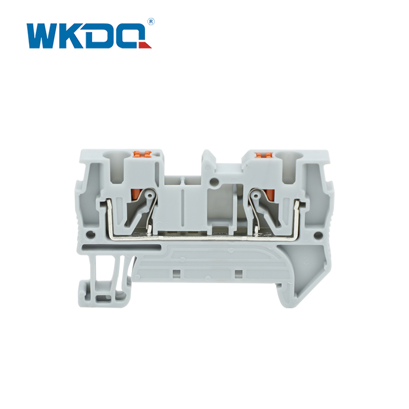 4mm2 ケーブル Din Rial はターミナル ブロックの反炎症性 24 AWG を押し込みます