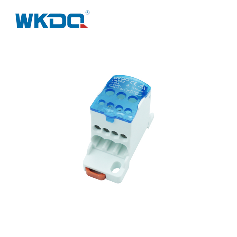 電気パネルUKK 80Aの配電電力端子ブロック