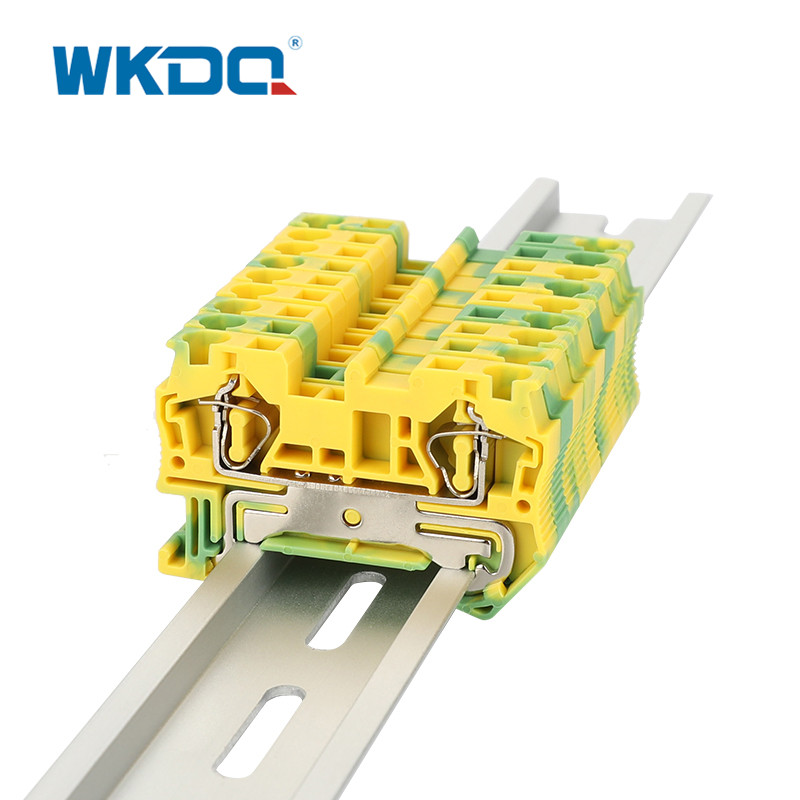 JST 4-PE ばね端子台コネクタ緑色 800V 41A 4mm 断面