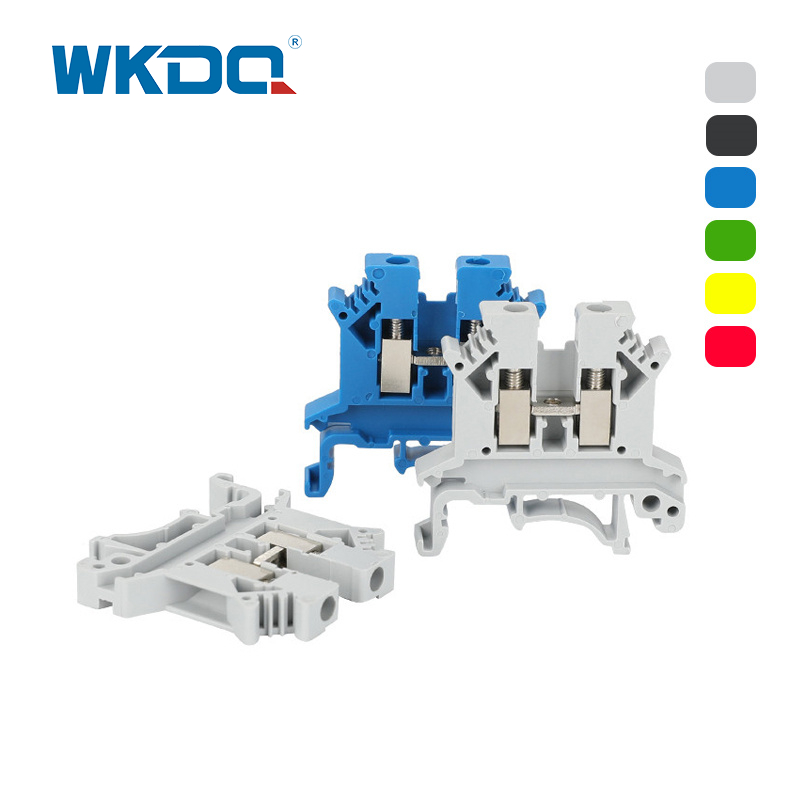 ZB フィードスルー端子台は個別にラベル付けされています ナイロン素材 グレー色